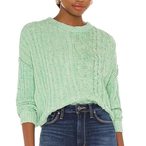 NWT! Free People on Your Side Knit Pullover Women's Size Medium - Picture 1 of 10